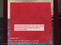 상호 연결 된 차고 바닥 타일 / 새로운 디자인 상업용 공간에 화학 및 석유 유출을 견딜 수 있습니다