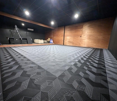 화학 저항성 융합 가리지 타일 40x40 융합 가리지 바닥 패널