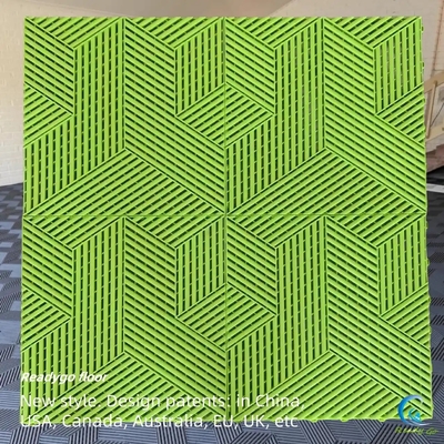 실내 플라스틱 바닥 타일 차고 40x40cm 차고 바닥 플라스틱 타일