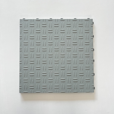 미끄러지지 않는 폴리프로필렌 바닥 타일 400x400mm 참 잠금 다이아몬드 타일